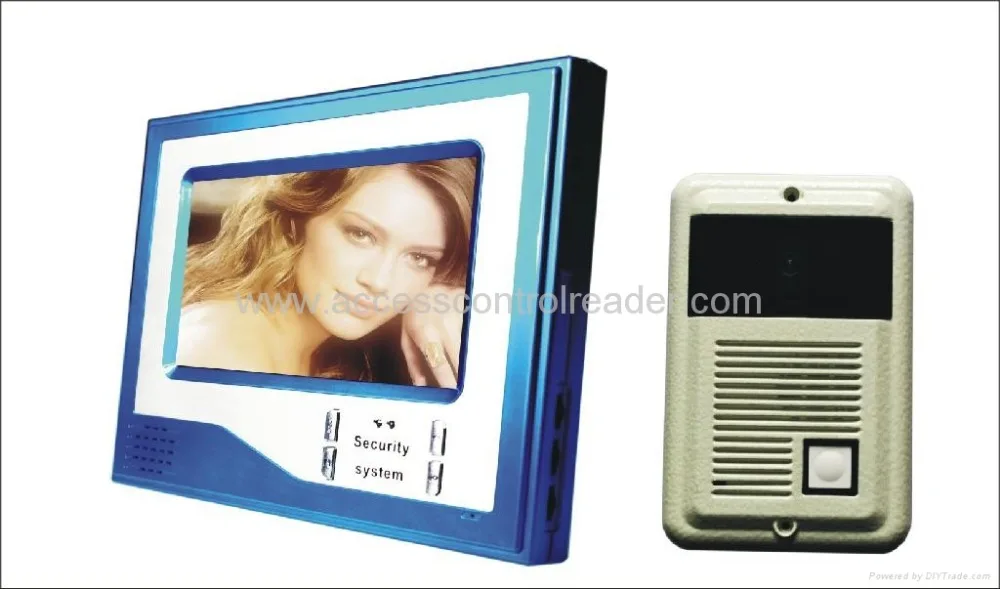 7 Inch Night Vision Digital Color Video font b Door b font Phone Intercom Doorbell System