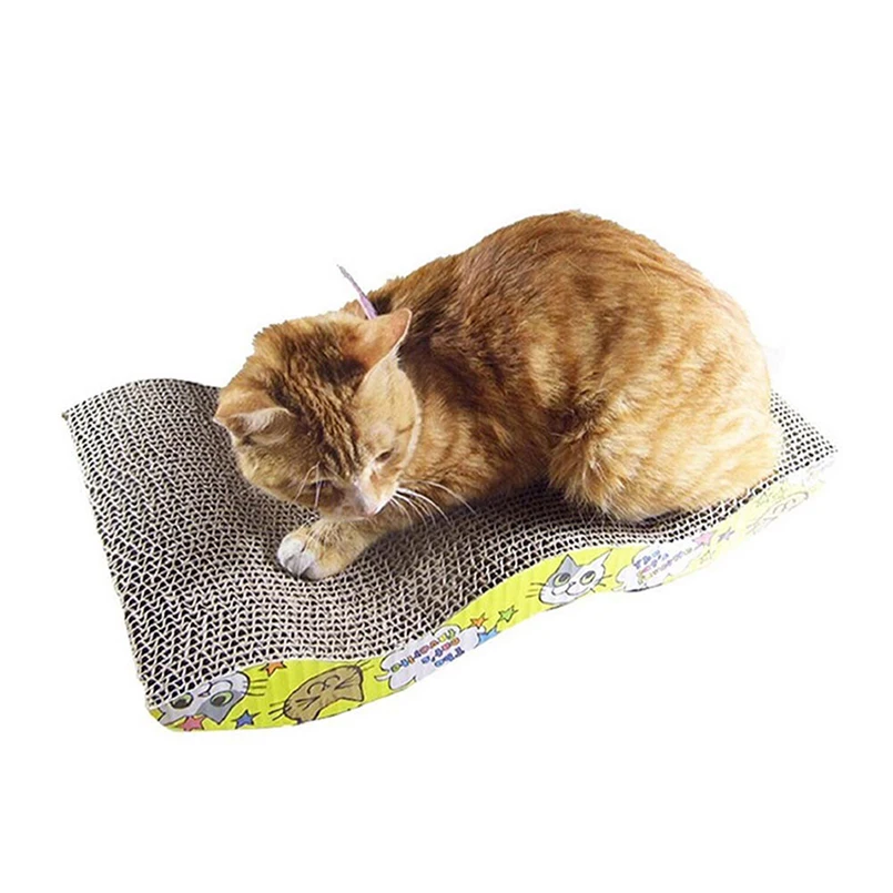 Cat Scratcher Corrugated Scratching Board Pad Kitten Claws Care
