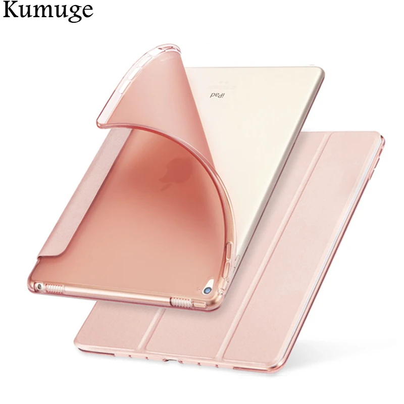 

Case for New iPad 9.7 2018 Released Soft TPU Silicone Back Tablet Funda Cover for New iPad 2017 A1822 A1893 Capa Para+Film +Pen