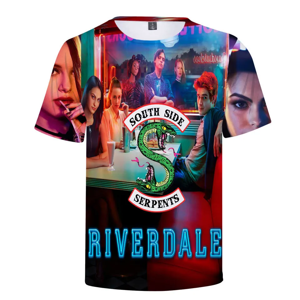 Riverdale 3D T Shirt 2018 Hot Sale New Fashion Men Women Short Sleeve ...