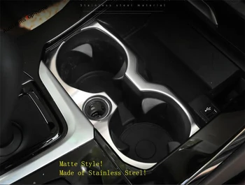 

Yimaautotrims Front Water Cup Holder Decoration Cover Trim Fit For BMW X3 G01 2018 2019 2020 Stainless Steel Interior Mouldings