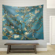 Знаменитый настенный цветок гобелен Летняя тема фон украшение ботанический подвесной материал для декора гостиной спальни
