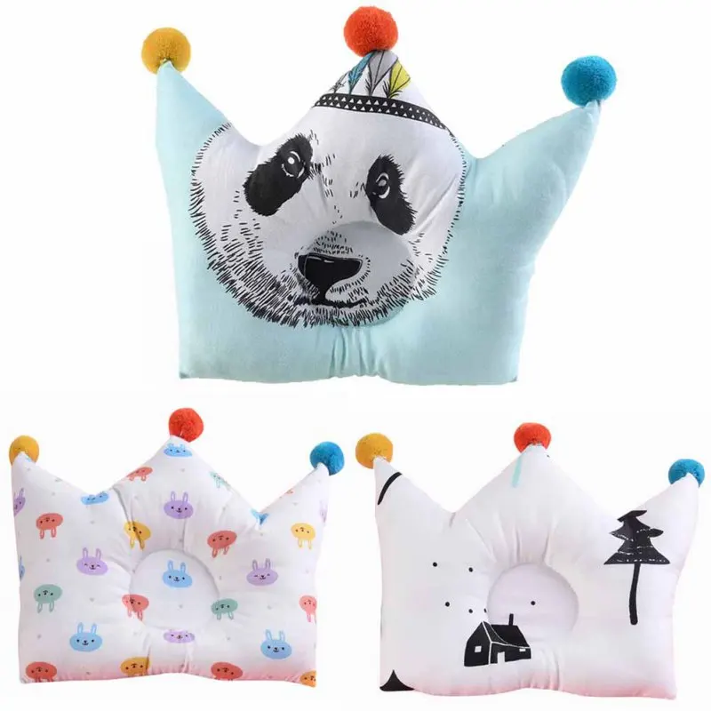 spesifikasi Kartun Bayi Bantal Kapas Bayi Bayi Kepala Membentuk Keperawatan Bantal Perlindungan dari Kepala Datar Bernapas Bantal
