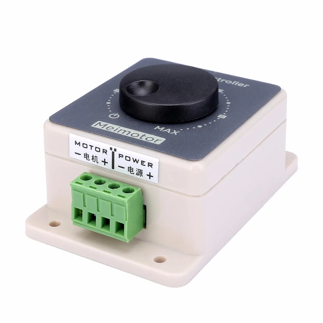 Mayitr 12V 24V 48V 20A DC Motor Speed Controller 5%-100% Speed Regulator Adjustable Potentiometer Switch Durable Machine Parts
