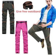 Кемпинг быстросохнущие походные Штаны Мягкая оболочка Открытый водонепроницаемый альпинистские походные спортивные штаны для мужчин и женщин