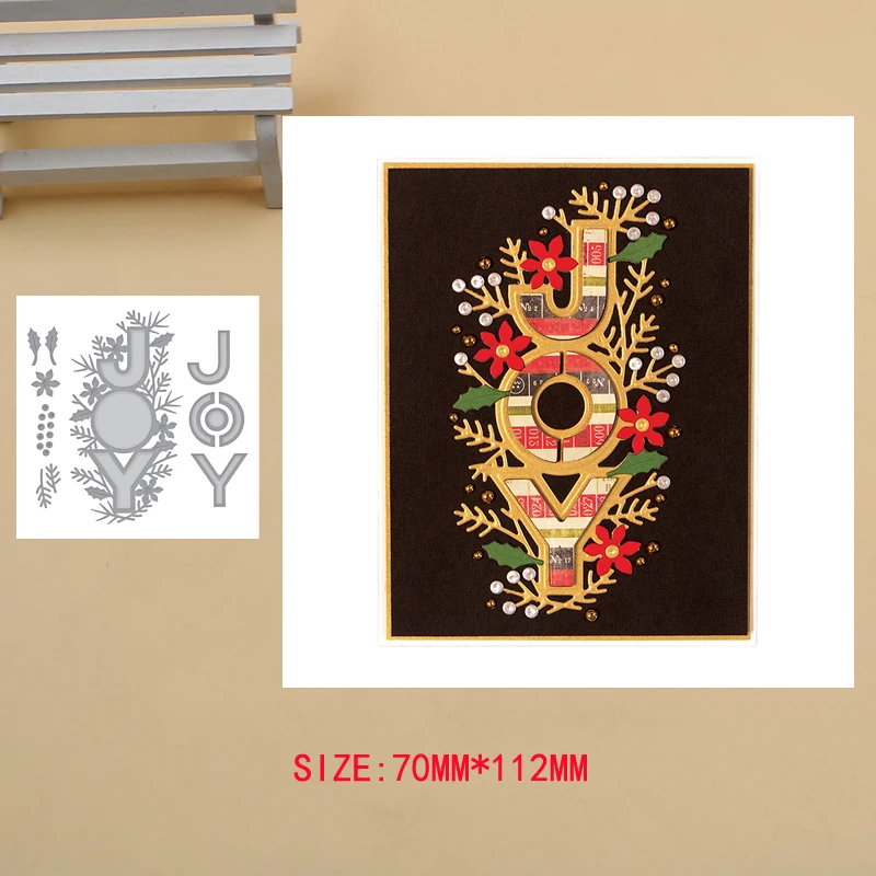 

JOY card decoration Metal Cutting Dies Craft Album Dies Scrapbooking New 2019 Dies Embossing Stencils Paper Card Making