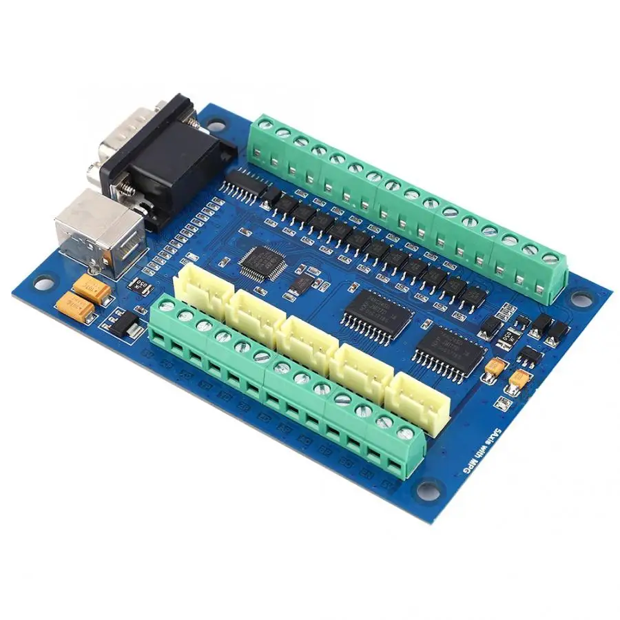 12 24V MACH3 USB 5 Ось 100 кГц контроллер движения плата для гравировки с ЧПУ|Драйвер
