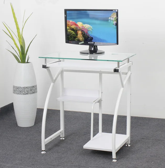 Us 257 4 China May Be Tempered Glass Desktop Computer Desk Modern Minimalist Fashion Removable Stati In