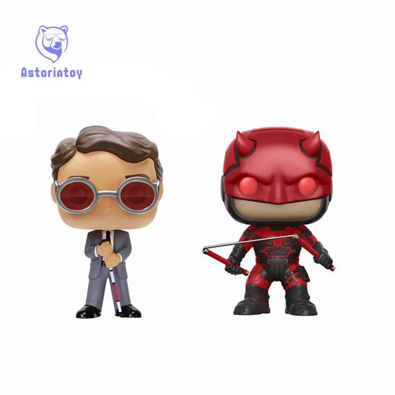 

NEW 10cm Daredevil Matt Murdock action figure big Bobble Head Q Edition no box for Car Decoration