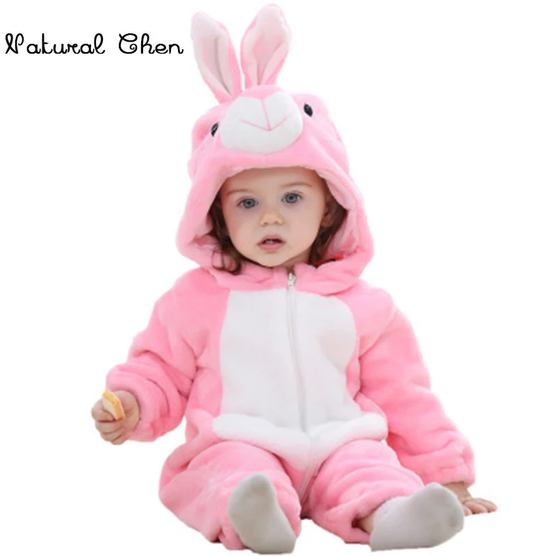 

2018 Infant Romper Baby Boys Girls Jumpsuit Clothing Hooded Toddler Baby Clothes Cute Animal Romper Baby Costumes