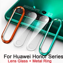 Защита для объектива камеры на Honor 20 Pro 20i v20 View 20 10 Lite 8X 7A чехол с металлическим кольцом для huawei Nova 5i 5