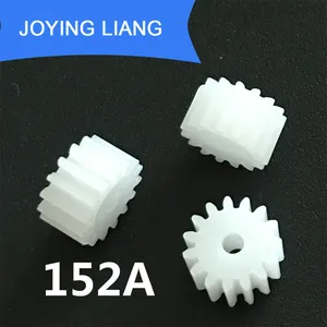 152A 0,5 M Spur gear s Modulus 0,5 15 зубьев 2 мм Отверстие Пластиковые Зубная Игрушка Мотор Запчасти 10 шт./лот - изображение