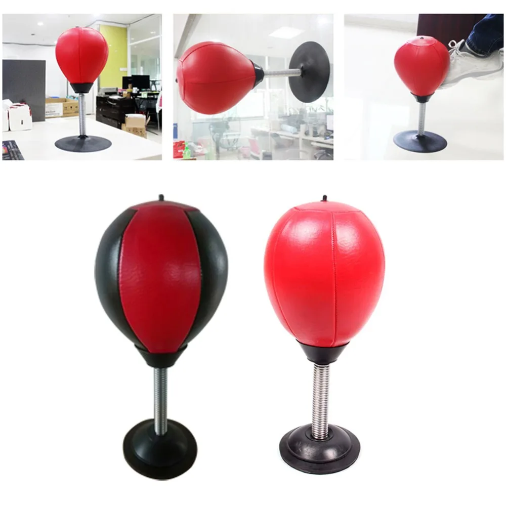 Soft PU Leather Boxing Speed Ball Swivel Punch Bag Punching Exercise