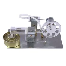 

Rowsfire 1 Pcs Iron&Stainless Steel Science Tools For Kids Stirling Engine Kit Educational Model Toys 15.5*8.8*7.5cm- Grey