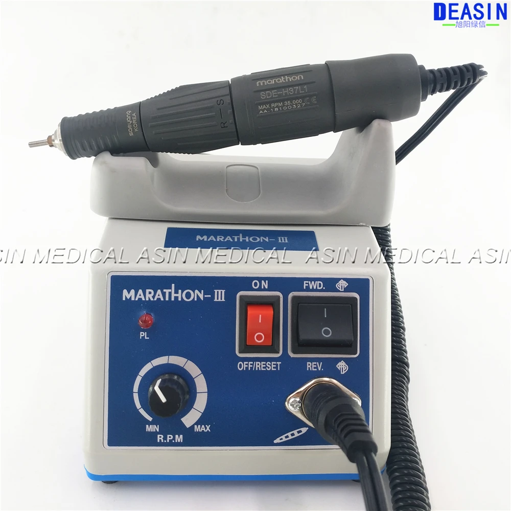 Dental Lab MARATHON Micromotor Machine N3+ 35K RPM SDE-H37L1 Polishing Handpiece Saeyang