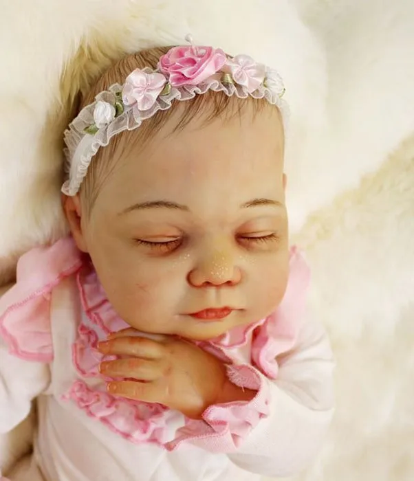 55 см мягкие силиконовые куклы Reborn Baby, изысканная игрушка для сна для новорожденных девочек, подарок на день рождения, коллекционная кукла принцессы