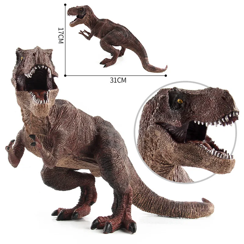 Figures Jurassic Tyrannosaurus Dragon Dinosaur Toys Plastic Dolls Animal Collectible Model Furnishing Toy for kids Action&Toy (14)