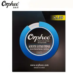 Оригинальный Orphee 012-053 Акустическая гитара 90/10 фосфористая медь шестиугольная Ядро никелевого сплава вакуум гитарные партии аксессуары