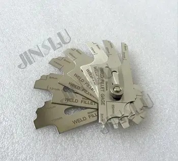 

Free Shipping 7 Piece Fillet Weld Set Gage Gauge Welding Inspection Test Ulnar MM & inch MG11
