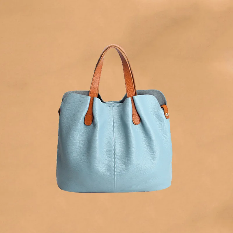

Leather Woman Package Color Head Cowhide Mother Package Single Shoulder Portable Woman