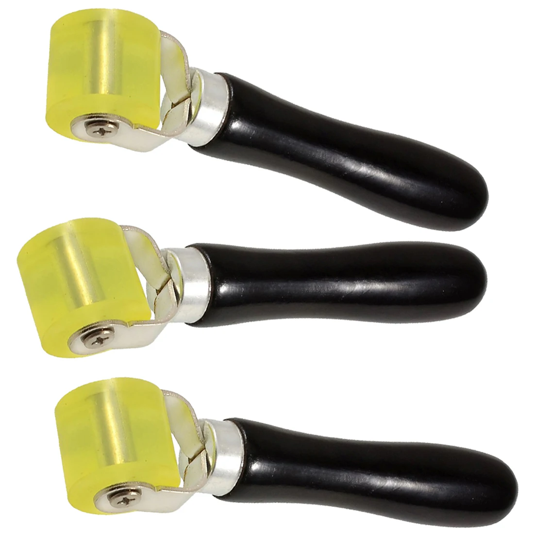 

Wooden Grip Auto Sound Deadener Application Clear Yellow Rubber Roller