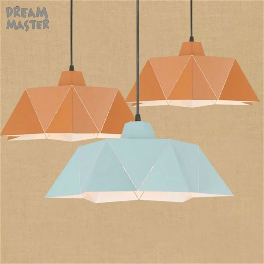 Free Shipping Modern colorful Pendant Lamp Bronze Painting Metal Pendant Light for Stair Dinning Living Room Hanging Lighting Free Shipping Modern colorful Pendant Lamp Bronze Painting Metal Pendant Light for Stair Dinning Living Room Hanging Lighting