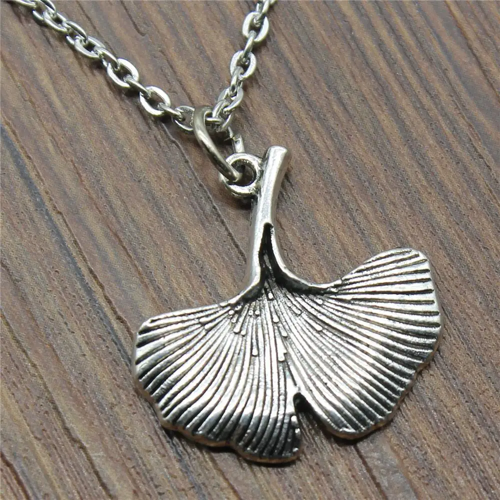 

Ginkgo Biloba Pendant Necklace Women Fashion Ginkgo Biloba Necklace Ginkgo Biloba Necklaces Jewelry Women Dropshipping