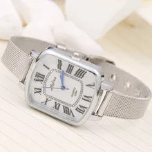 ladies watches top brand luxury Geneva quartz watch Women Fashion Casual alloy alloy mesh belt Bracelet Clock femmes montres
