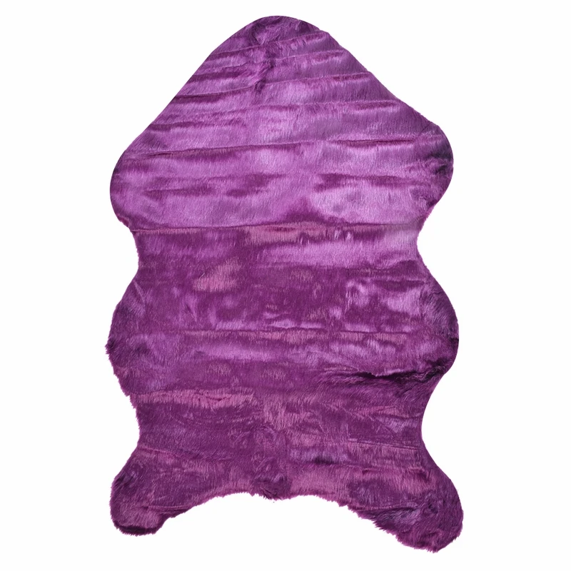 Urijk белый меховой ковер лохматый искусственный Прямоугольник мягкая овчина небольшой ворсистый ковер подушка для сиденья домашний декор длинные волосы сплошной мат гостиная - Цвет: A60x90cm purple