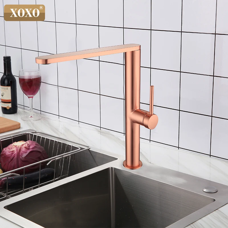  XOXO Modern Style Kitchen Faucet Cold and Hot Water Torneira Cozinha Single Handle 360 Degree Rotat - 33048042416