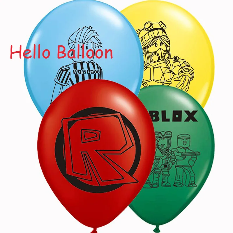 Wholesale 60pcs Lot Roblox Latex Balloons Birthday Party