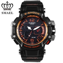 Big Dial New SMAEL Sport Watches Men LED Digital Wristwatch Quartz Watch Fashion Stop Watch montre femmerelogio masculino WS1509