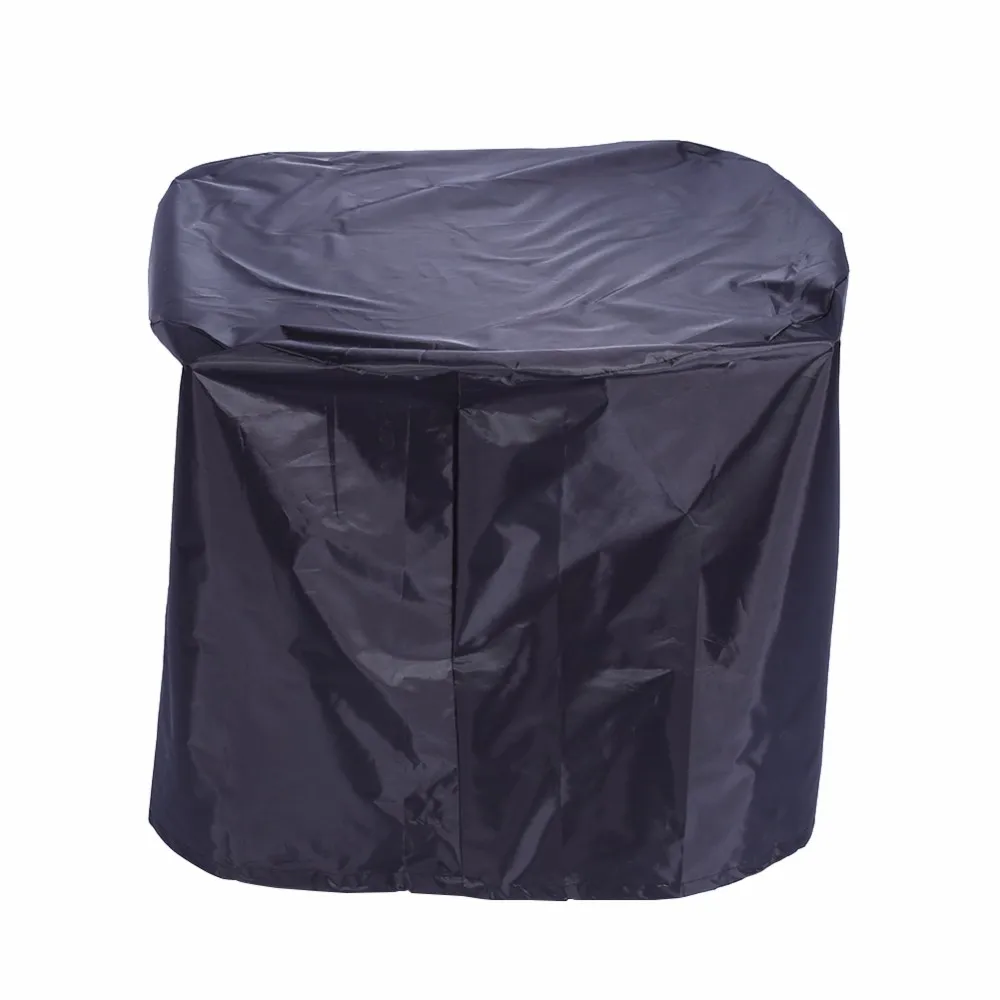 56x71 см черная водонепроницаемая крышка для барбекю, круглая уличная крышка для барбекю, гриль, газ, пыленепроницаемый/уф-защита