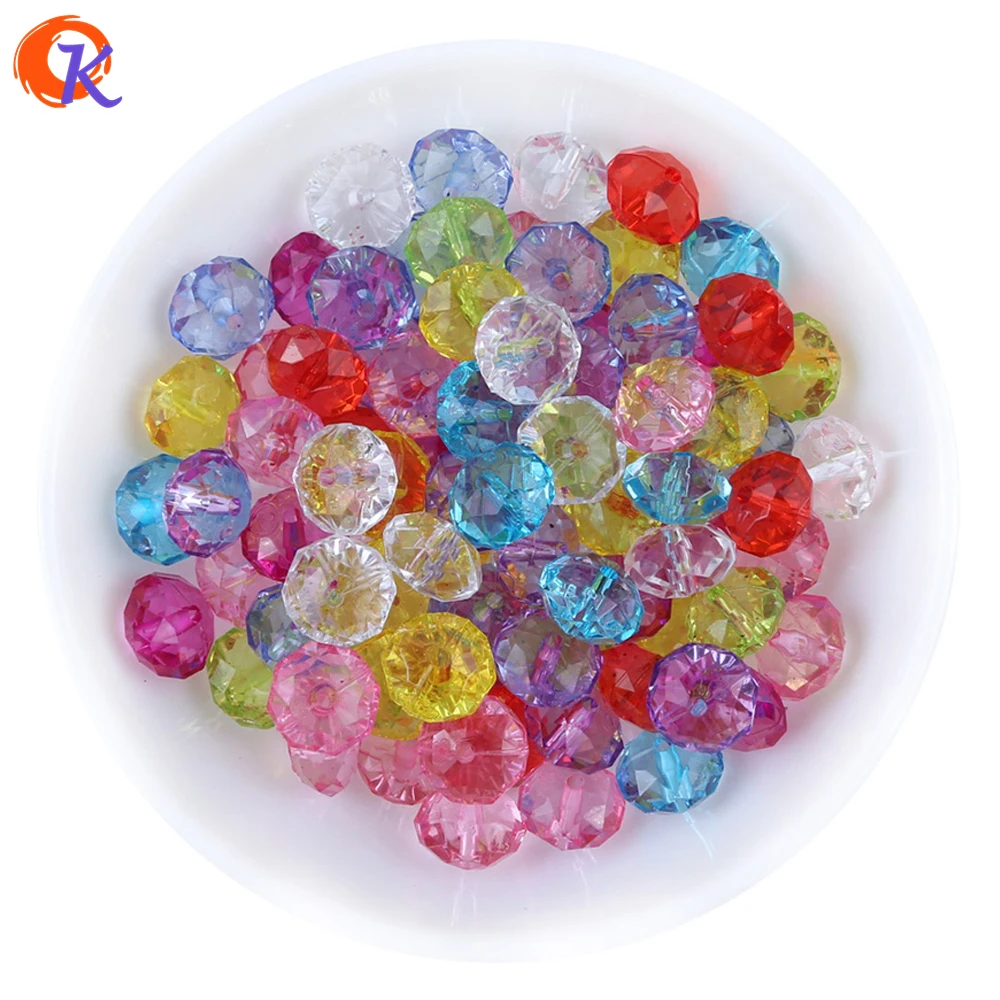 

12MM 780Pcs/Lot Mix Colors Acrylic Clear Carriage Wheel Flat Bead For Handmade DIY Beads Jewelry Accessories CDWB-517988