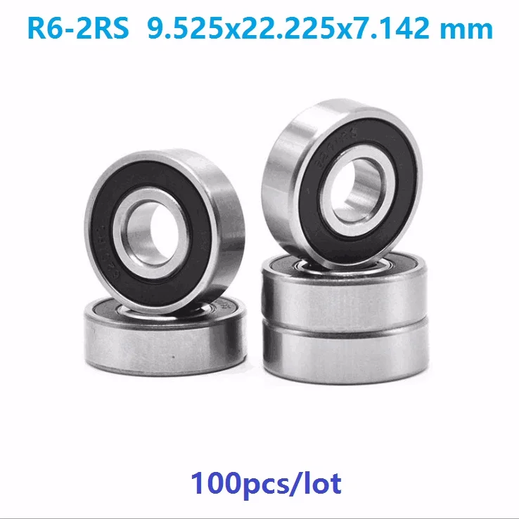 Lot of 10 pcs R6 Shielded Ball Bearings 3//8/" x 7//8/" x 9//32/" R6-2RS