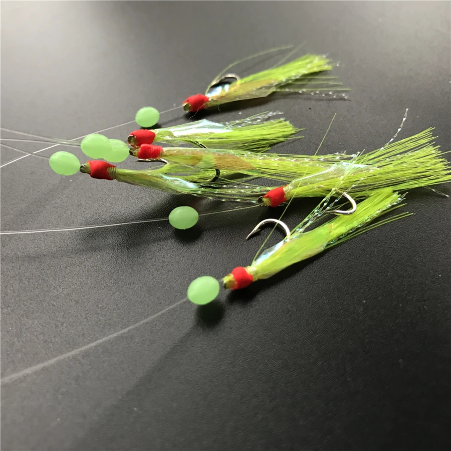 Fish Skin Bait Sabiki Rigs 2 Arm Big Sport Circle Hook Sea Fishing Light  Yellow Flasher Bait Fishing Rigs For Herring6693975 From Ka2s, $16.1