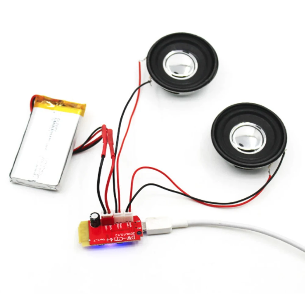 CT14 micro 4.2 stereo Bluetooth power amplifier board audio module F class 5W+5W with charging DIY modified speaker CT14 micro 4.2 stereo Bluetooth power amplifier board audio module F class 5W+5W with charging DIY modified speaker