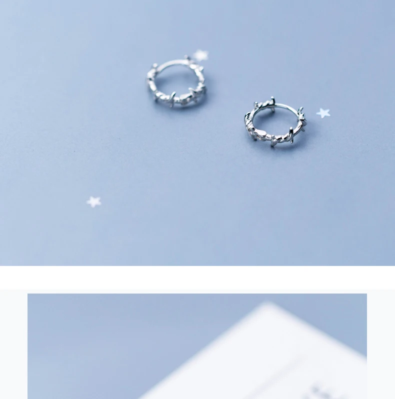925 пробы серебряные Huggie маленькая серьга-кольцо для женщин, корейские круглые серьги для девочек, модные ювелирные изделия
