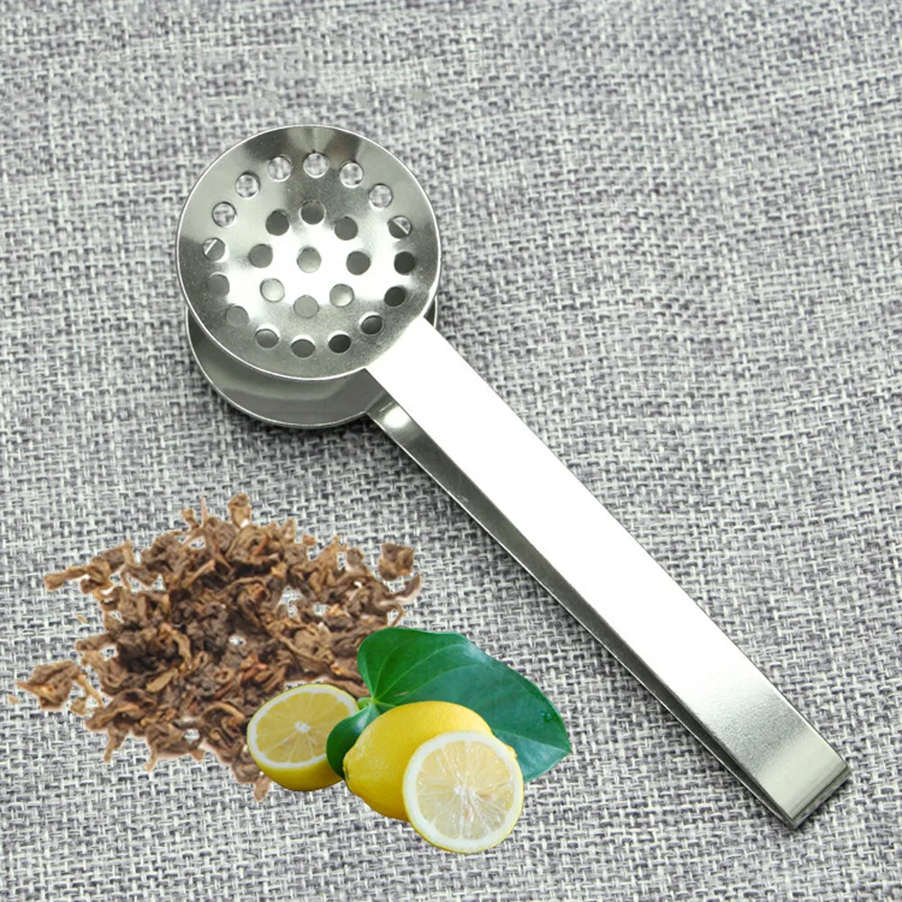 New Stainless Teabag Tongs Tea Squeezer Holder Herb Grip Home Kitchen Useful Hot Sale High Quality New Patterns Modern