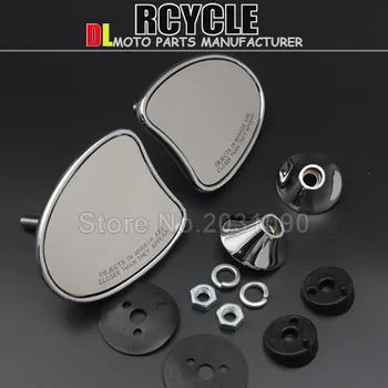 

Chrome Inner Fairing Mount Side Rear Mirrors For Harley Street Glide 2014-2017