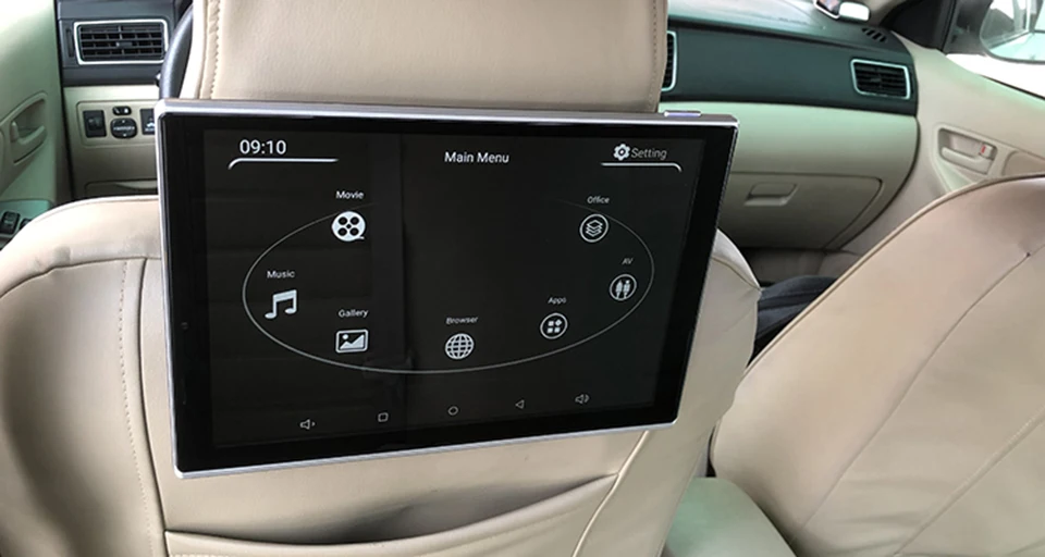Best New Items 2018 Electronics Car Television Android Headrest With Monitor For Audi Q7 Auto Accessories TV Screen 11.8 Inch 2PCS 2