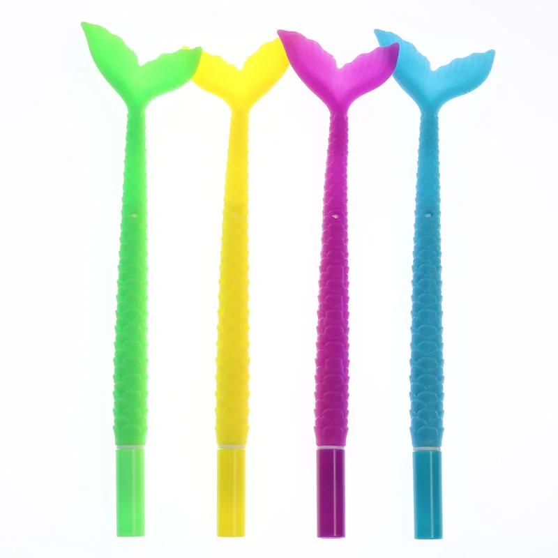 

Cute Gel Cartoon Mermaid Black Color Gift Gel Paint Pen Writing Big Even School Supplies (1 Piece - 4 Pieces / Set)