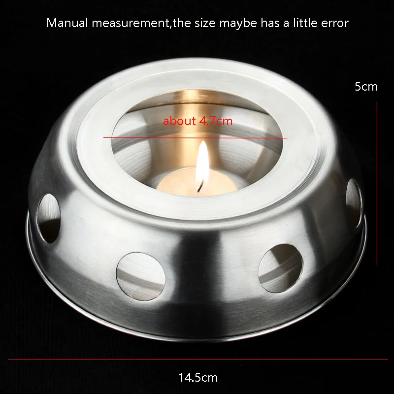 Чайный горшок из нержавеющей стали, приспособление для подогрева алкоголя, свечей, кофе, молока, теплая плита, чайный набор, держатель для чайника, подставка для полки, чайная посуда, чайник