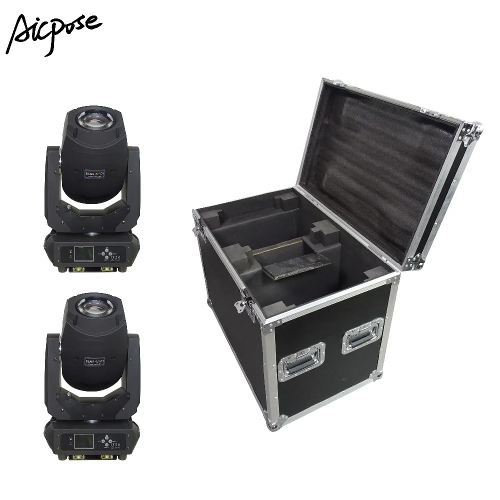 200W 5R Moving Head Light 3in1 Led With 6 Gobos 7 Colors Prism Electronic Linear Focus Sound Active Stage Flight Case | Освещение