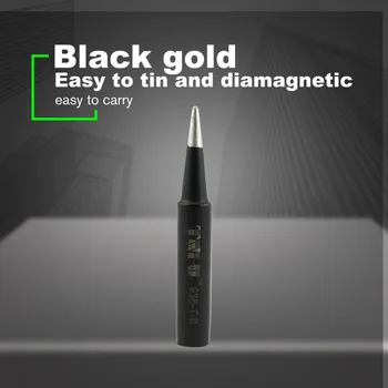 

TNI-U 936M-T Enviromental Black-gold Soldering Tip Welding Iron Head Tool Replacement for 936 Rework Station