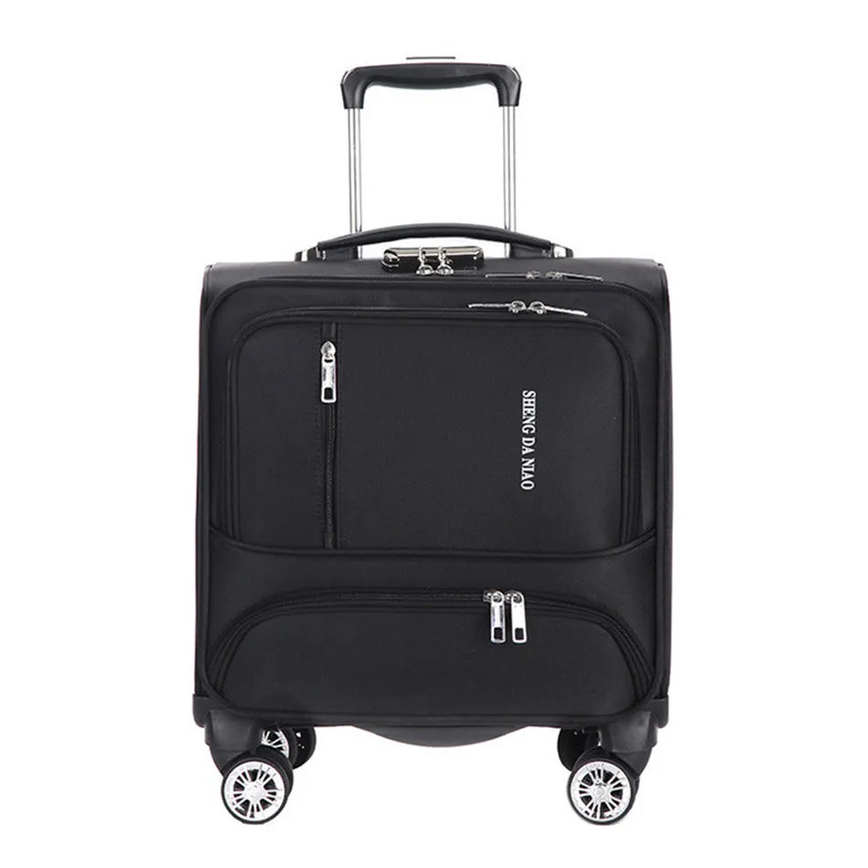 18 INCH Waterproof Oxford Suitcase Trolley Luggage Business Trolley Case...