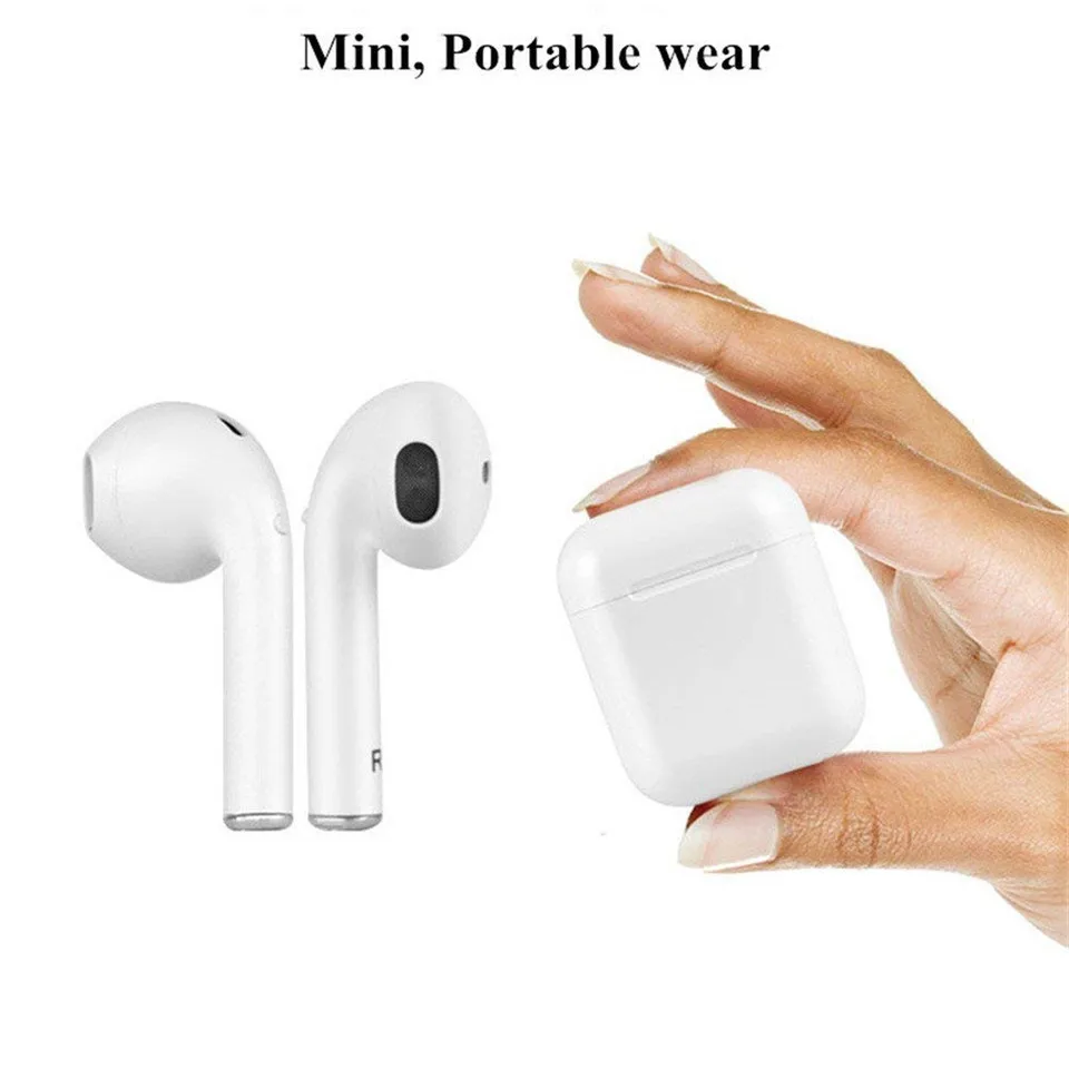 

2019 NEW I9S TWS Wireless Earphone Portable 4.2 Bluetooth Headset Invisible Mini Earbud for all smartphone Hearing Aid Magnetic