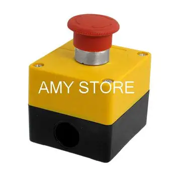 

3A AC 240V Latching NC Emergency Stop Mushroom Push Button Switch Box