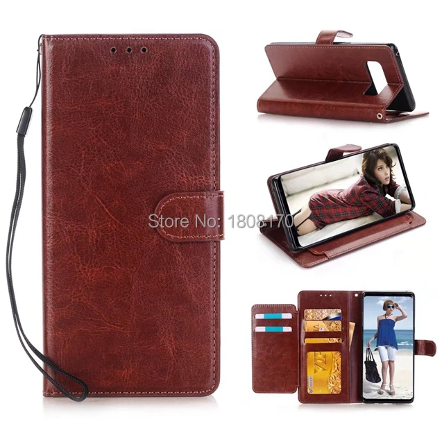 Strap Wallet Leather Case For LG Fortune Phoenix 3