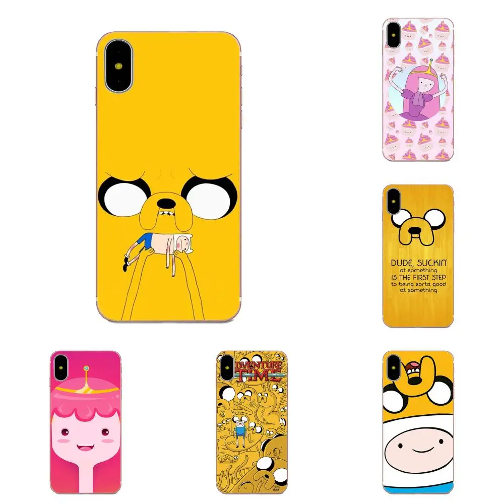 

Cartoon Adventure Time For Xiaomi Redmi Mi Note 7 8 9 SE Pro Lite Go Play Soft Silicone TPU Transparent Art Print Cover Case
